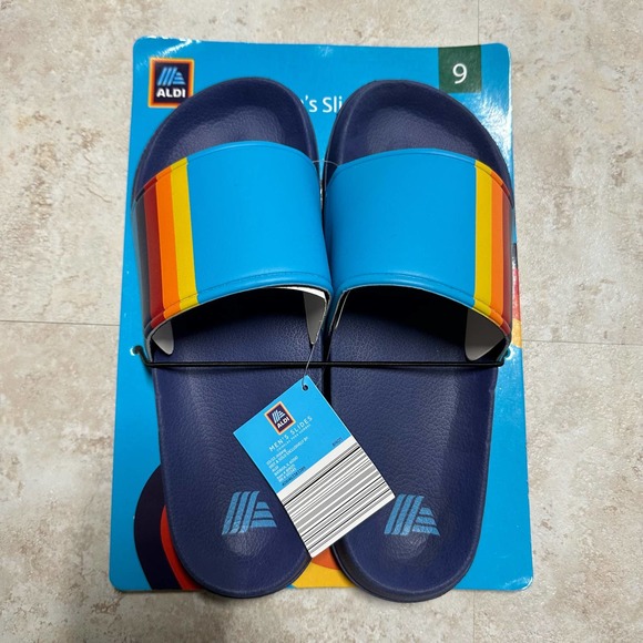 Aldi Shoes 223 Aldi Gear Capsule Collection Slide Sandals Mens 9